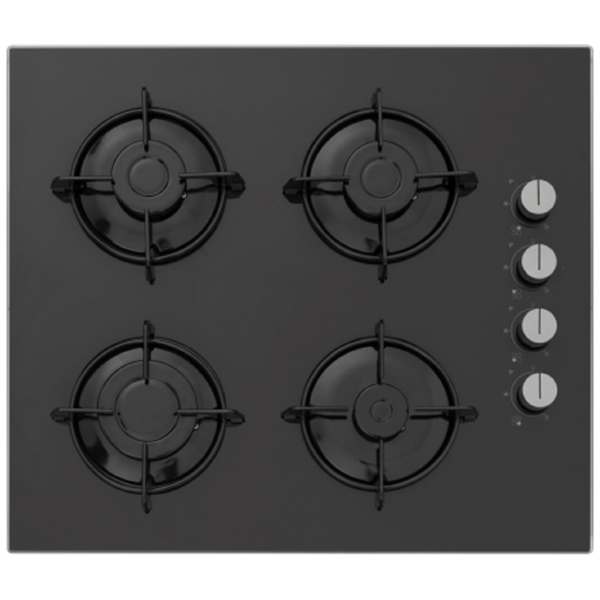 ჩასაშენებელი ქურის ზედაპირი Silverline ACO56001B01, Built-in, Black