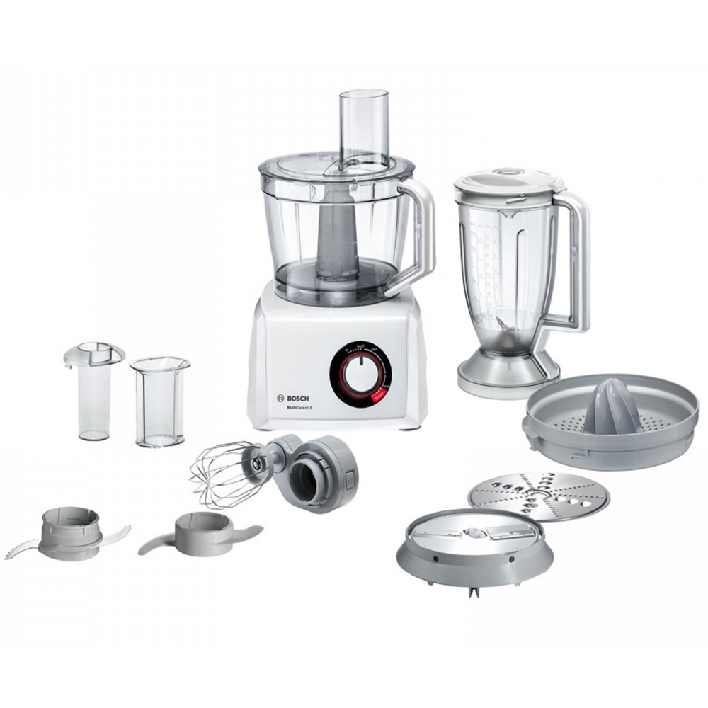 სამზარეულოს კომბაინი Bosch MC812W620, 1100W, 2.4L, Food Processor, White