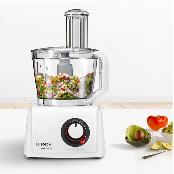 Bosch MC812W620, 1100W, 2.4L, Food Processor, White