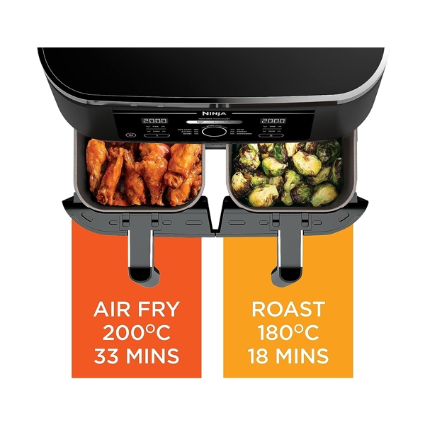 აეროგრილი Ninja AF400EU, 2470W, 9.5L, Air Fryer, Black