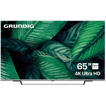 ტელევიზორი Grundig 65 GH 8100 Nano, 65", 4K UHD, Smart TV, Android, USB, HDMI, LAN, BT, WIFI, Black