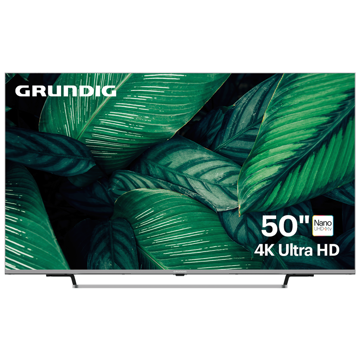 ტელევიზორი Grundig 50 GH 8100 Nano, 50", 4K UHD, Smart TV, Android, USB, HDMI, LAN, BT, WIFI, Black