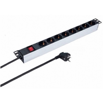 დენის გამანაწილებელი Kingda KD-PDU-GM, 8 Socket, 2m, Black