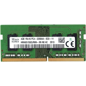 ოპერატიული მეხსიერება SK Hynix HMA851S6DJR6N-XN, RAM 4GB, DDR4 SO-DIMM, 3200MHz