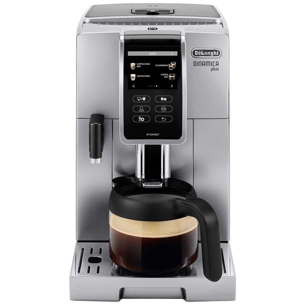 DeLonghi ECAM370.95.S Dinamica Plus, 1450W, 1.8L, Coffee Machine, Silver