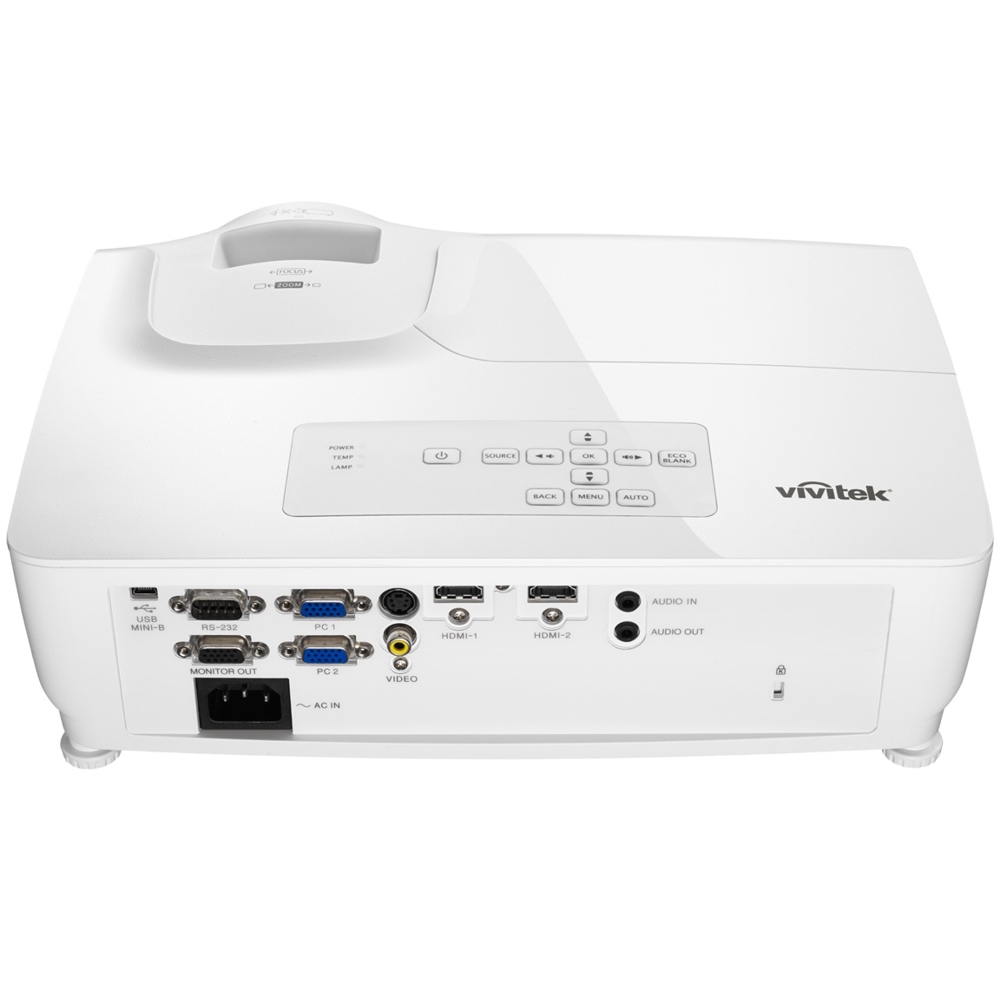 Vivitek DW284-ST, DLP Short Throw Projector, WXGA 1280x800, 3700lm, White