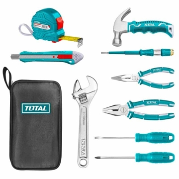 ხელსაწყოების ნაკრები Total THKTHP90096, 9Pcs Professional Tool Set, Blue