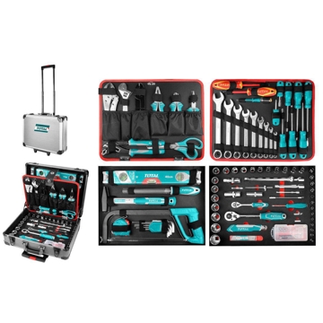 ხელსაწყოების ნაკრები Total THKTHP21476, 147Pcs Professional Tool Set, Blue