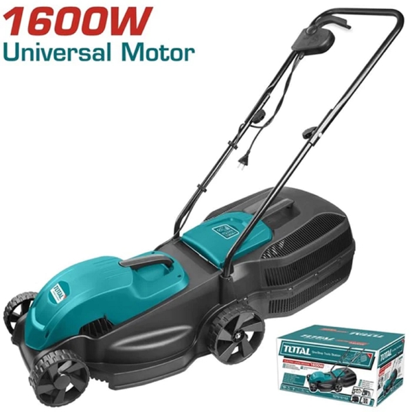 Total TGT616152, 1600W, Electric Lawn Mower, Black/Blue