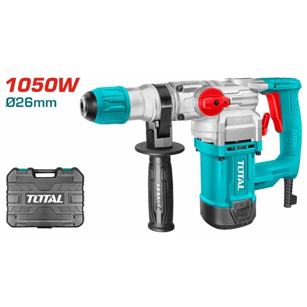 პერფორატორი Total TH110266, 1050W, 4.5J, 1100Rpm, Blue