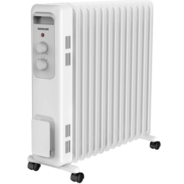 ზეთის რადიატორი Sencor SOH 3213WH, 2500W, Oil Radiator, White