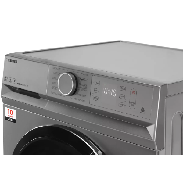 სარეცხი მანქანა Toshiba TW-BL90A4UZ (SS), 8Kg, 1200Rpm, Washing Machine, Silver