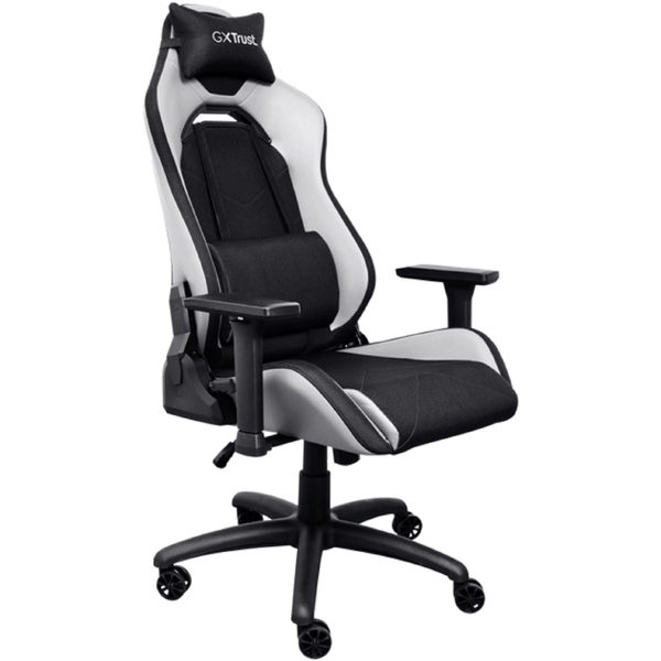 გეიმერული სავარძელი Trust GXT714W Ruya, Gaming Chair, Black/White