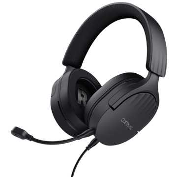 Trust GXT489, Gaming Headset, Wired, 3.5mm, Black