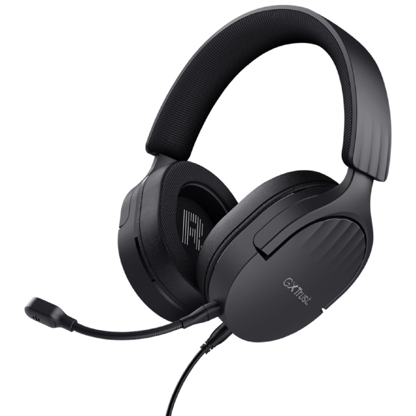 Trust GXT489, Gaming Headset, Wired, 3.5mm, Black