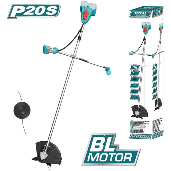 ბალახის საკრეჭი Total TSTLI20018, 40V, Grass Trimmer, Blue