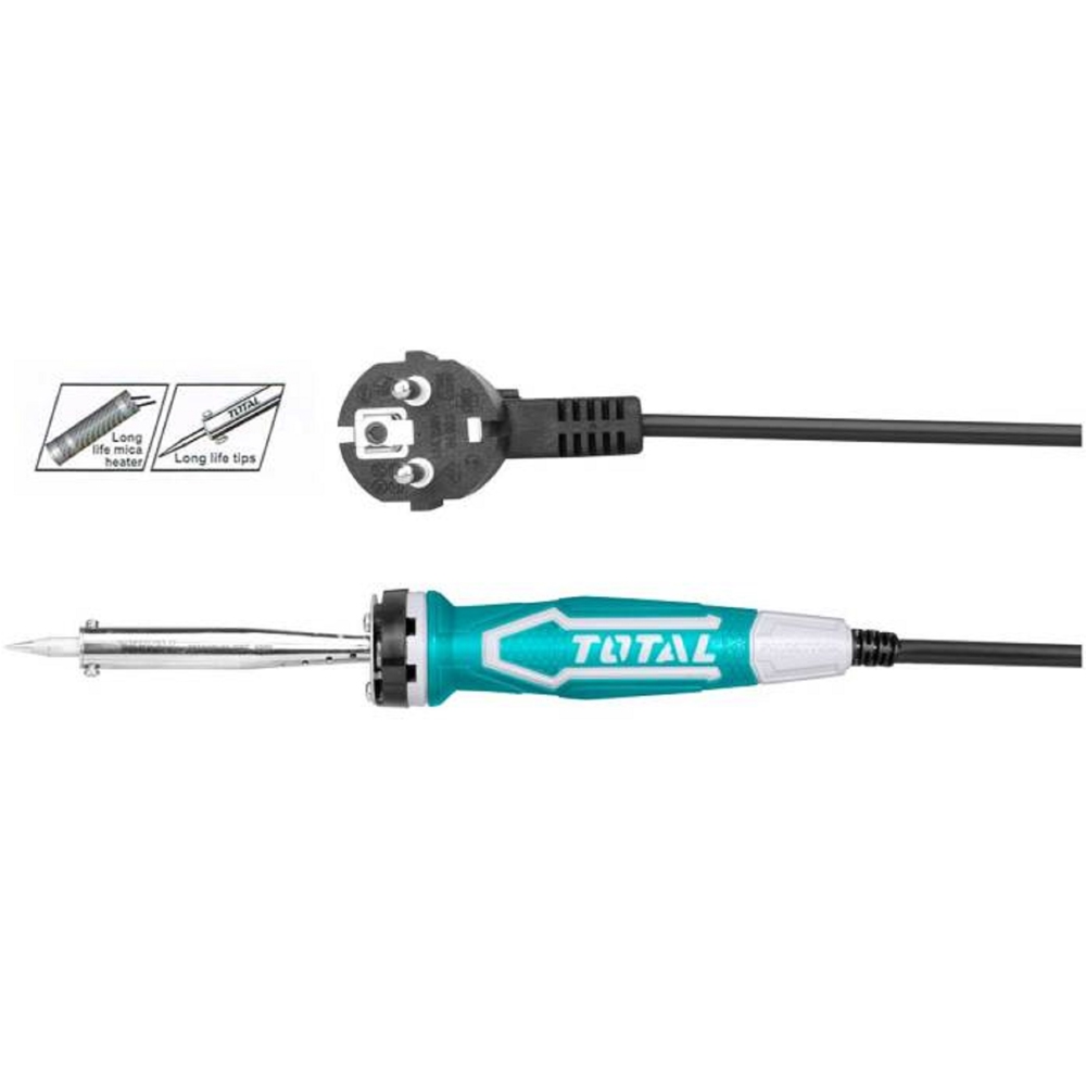 ელექტრო სარჩილავი Total TET10006, Soldering Iron, Blue
