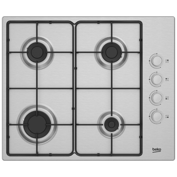 Built-in Gas Cooktop Beko HIGG 641C3 SX b100, Silver