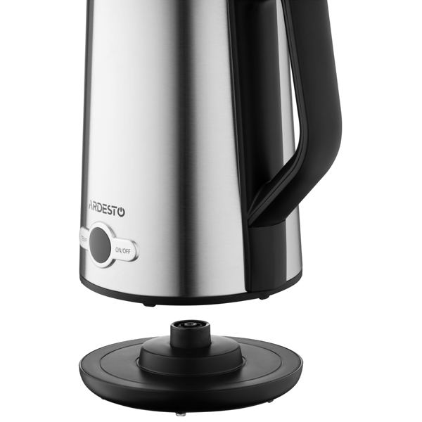 Ardesto EKL-X52E, 2200W, 1.5L, Electric Kettle, Silver