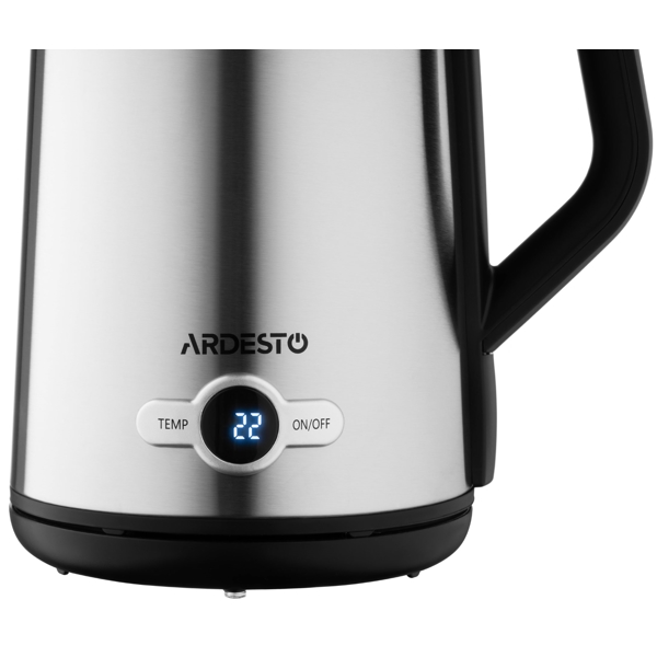 Ardesto EKL-X52E, 2200W, 1.5L, Electric Kettle, Silver