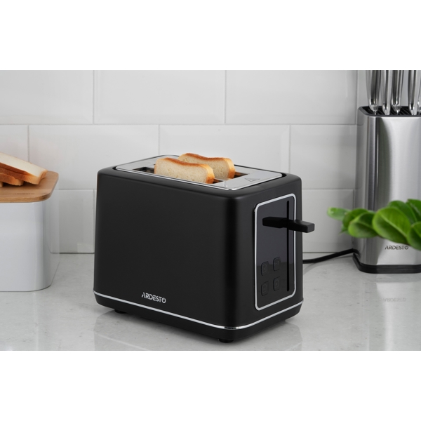 ტოსტერი Ardesto T-K301E, 800W, Toaster, Black