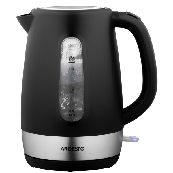 Ardesto EKL-F19B, 2200W, 1.7L, Electric Kettle, Black