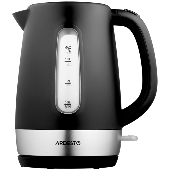 ელექტრო ჩაიდანი Ardesto EKL-F19B, 2200W, 1.7L, Electric Kettle, Black