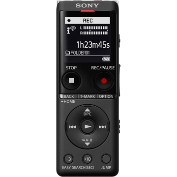 Sony ICDUX570BLK ICD-UX570, 4GB, USB, Voice Recorder, Black