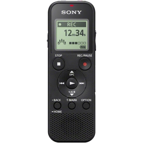 დიქტოფონი Sony ICD-PX370, 4GB, USB, Voice Recorder, Black