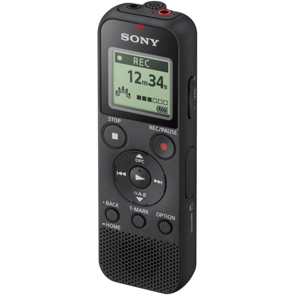 დიქტოფონი Sony ICD-PX370, 4GB, USB, Voice Recorder, Black