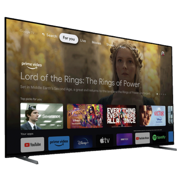 ტელევიზორი Sony XR-65A80K, 65", 4K UHD, Smart TV, Android, USB, HDMI, LAN, BT, WIFI, Black