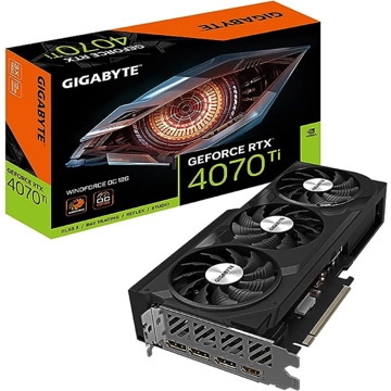 Gigabyte GV-N407TWF3OC-12GD, Gaming RTX4070 Ti, 12GB, 192bit, HDMI, DP, Black