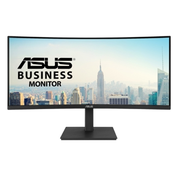 Asus 90LM08JJ-B01170 VA34VCPSN, 34", Curved Monitor, UWQHD, VA, HDMI, USB, USB-C, DP, Black