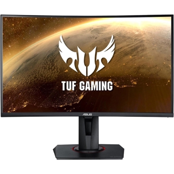 მონიტორი Asus TUF 90LM05F0-B02E70 VG27WQ, 27", Curved Monitor, QHD, VA, HDMI, DP, Black