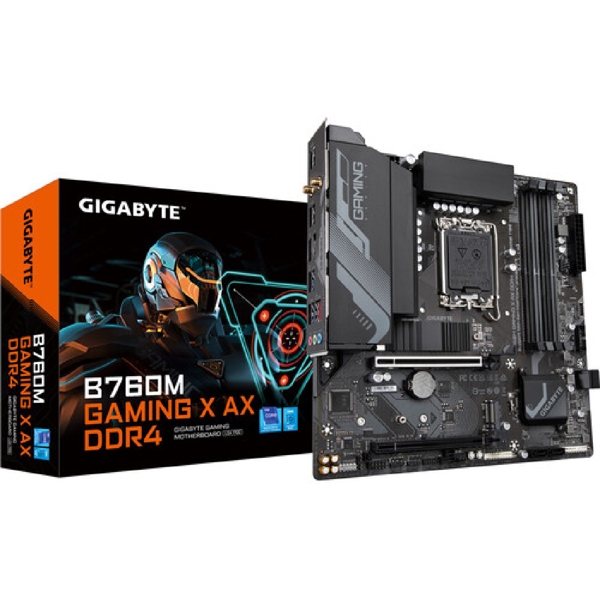 Gigabyte B760M_G_X_AX_DDR4, B760, LGA 1700, DDR4, 128GB