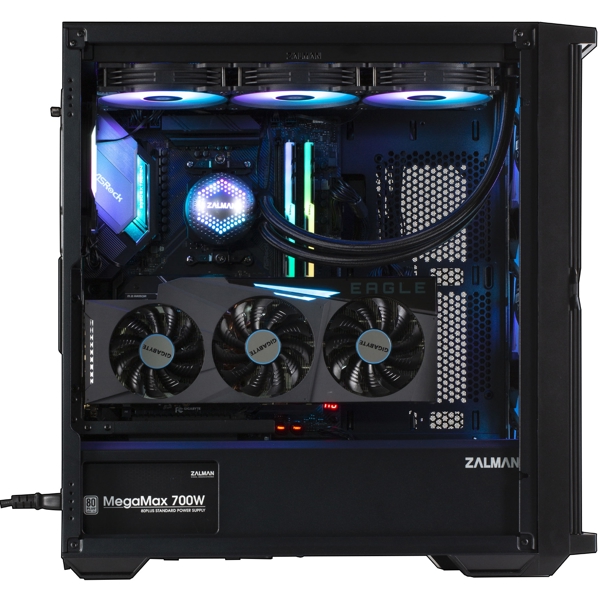 Zalman Z10PLUS, Computer Case, MidT, MicroATX, Mini-ITX, USB-C, 2xUSB3.0, Black