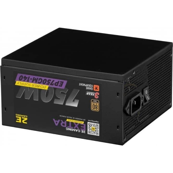 კვების ბლოკი 2E 2E-EP750GM-140, 750W, 80 Plus, Power Supply, Black