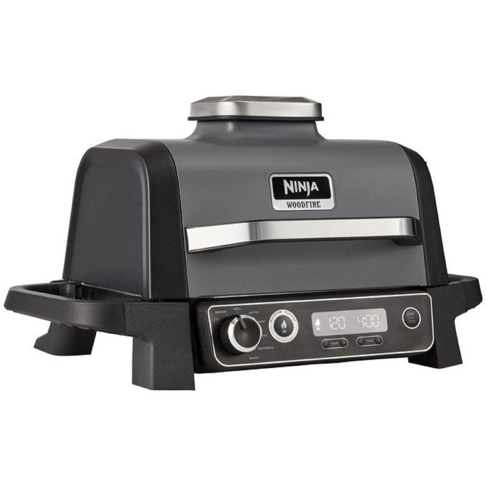 Ninja OG701EU, 2400W, WoodFire Outdoor Grill, Black/Silver