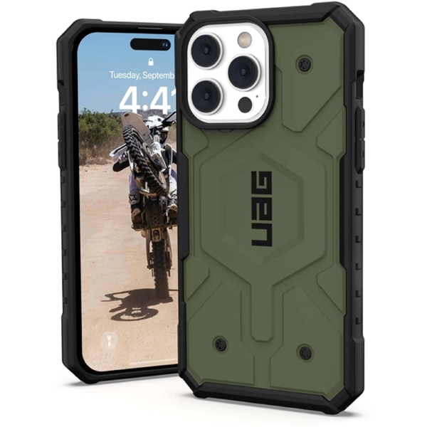 მობილურის ქეისი UAG 114055117272, Iphone 14 Pro Max, Case, Olive