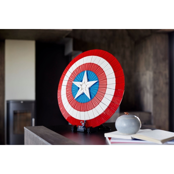 ასაწყობი კონსტრუქცია Lego 76262, Marvel Captain America's Shield