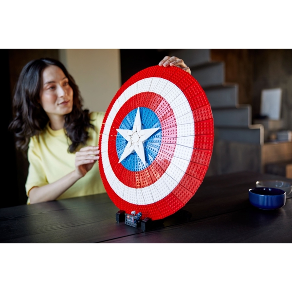 ასაწყობი კონსტრუქცია Lego 76262, Marvel Captain America's Shield