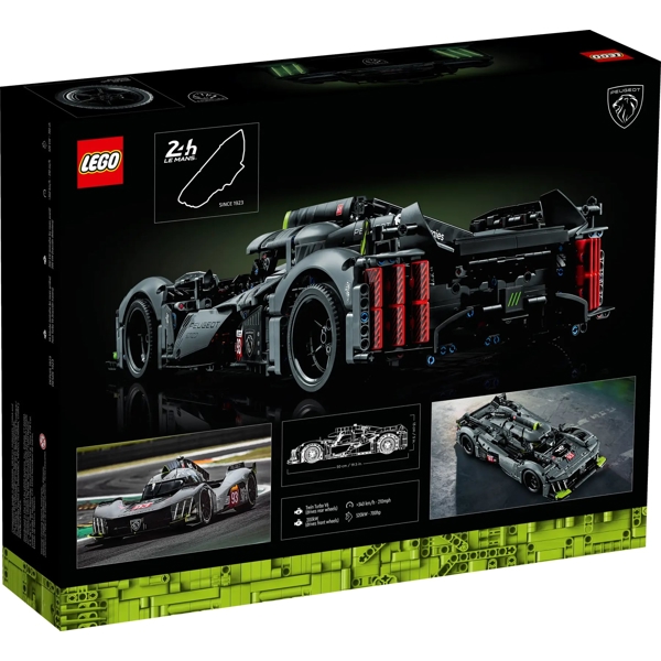 ასაწყობი კონსტრუქცია Lego 42156, Technic PEUGEOT 9X8 24H Le Mans Hybrid