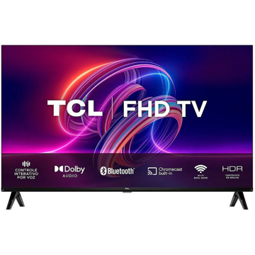 ტელევიზორი TCL 43S5400/6MT221A1T2A, 43", FHD, Smart TV, Android, USB, HDMI, LAN, BT, WIFI, Black