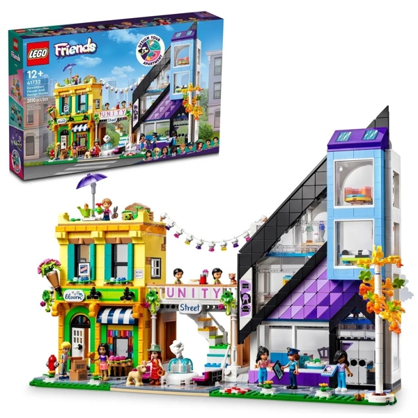 ასაწყობი კონსტრუქცია Lego 41732, Friends Downtown Flower And Design Stores