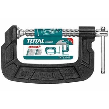 ჭახრაკი Total THT13136, G Clamp, Silver/Black