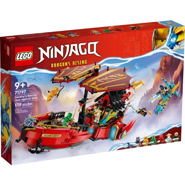 ასაწყობი კონსტრუქცია Lego 71797, Ninjago Destiny’s Bounty-Race Against Time