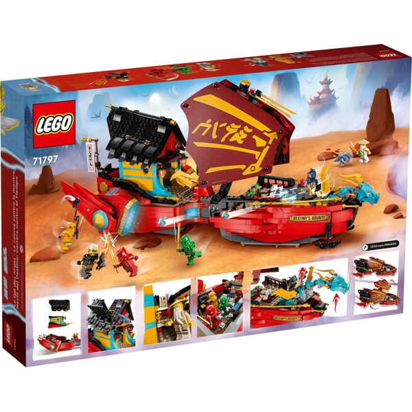 ასაწყობი კონსტრუქცია Lego 71797, Ninjago Destiny’s Bounty-Race Against Time