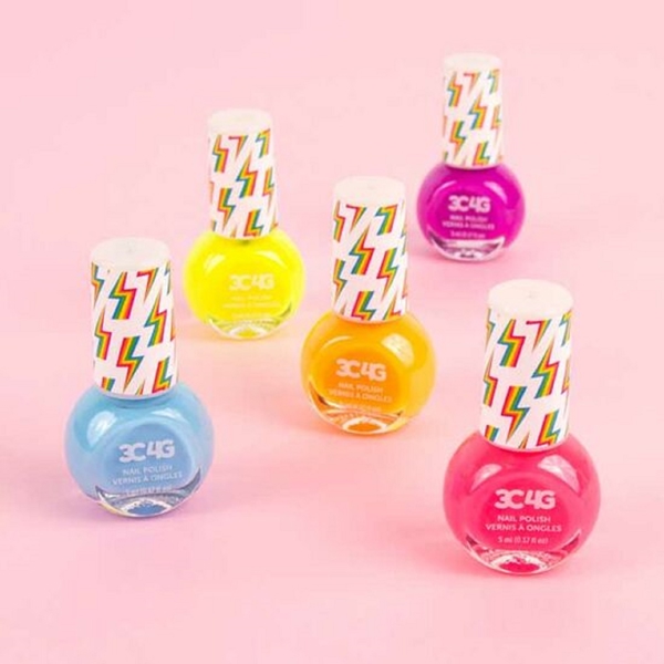 ფრჩხილების ლაქის ნაკრები Make It Real 10014MR 3C4G, Neon Nail Polish