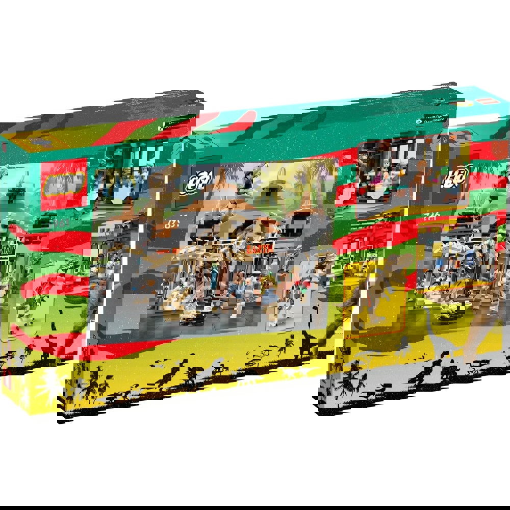 Lego 76961, Jurassic Park Visitor Center: Tyrannosaurus And Raptor Attack