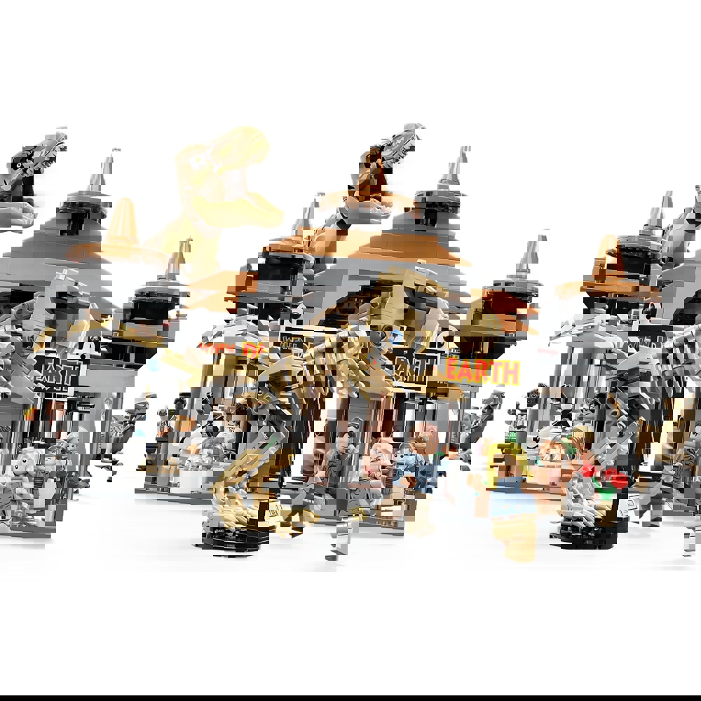 ასაწყობი კონსტრუქცია Lego 76961, Jurassic Park Visitor Center: Tyrannosaurus And Raptor Attack